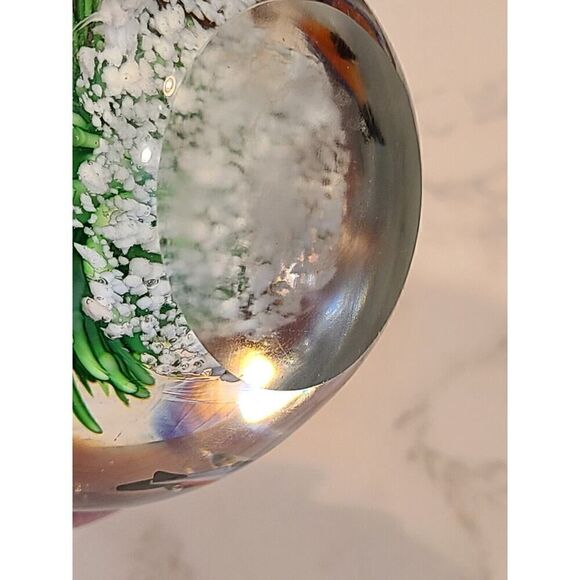 Art Glass Sea Turtle & Colorful Fish Paperweight Hand Crafted Blown Figurine EUC - Picture 9 of 12